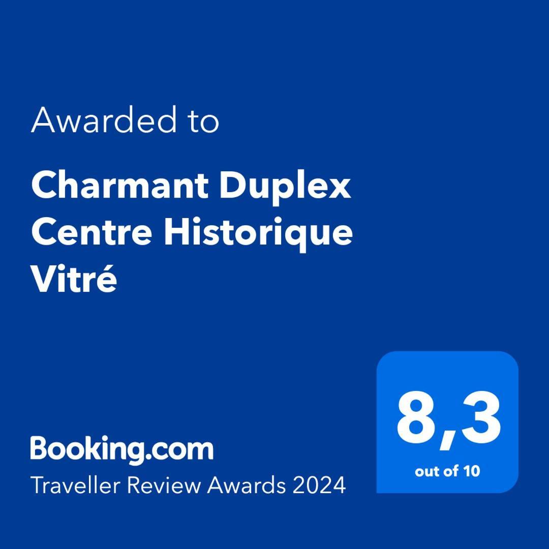 Charmant Duplex Centre Historique Vitré Exterior foto